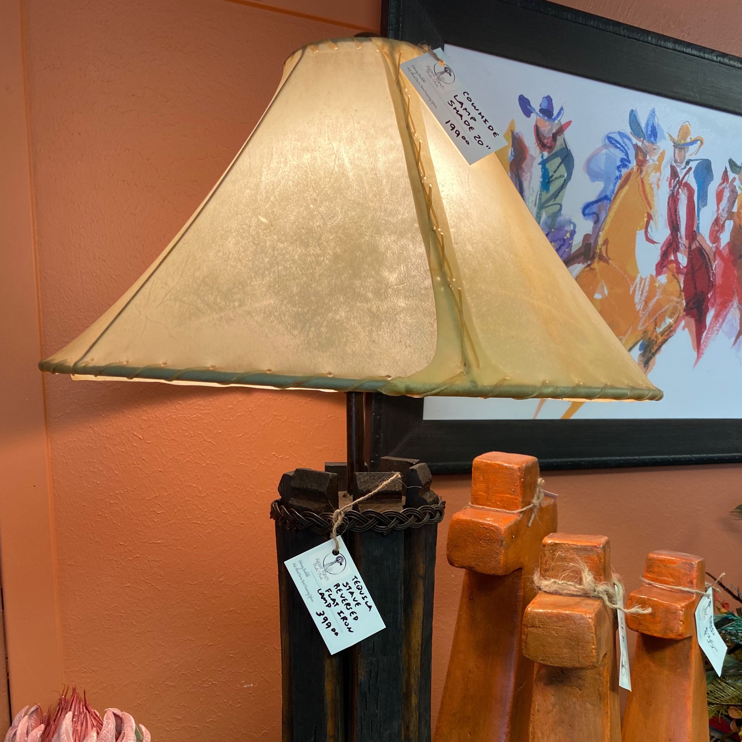 Cowhide Lamp Shades 20